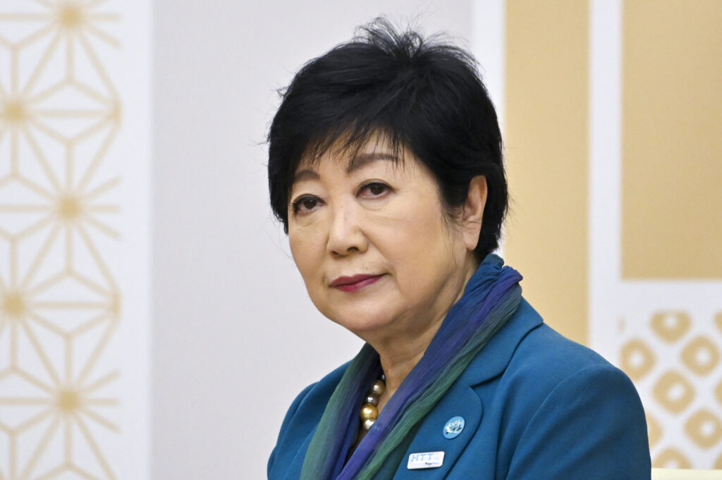 自民都連はまた、この日の会合で萩生田光一会長の続投を正式決定した。任期は２年間。(AFP)