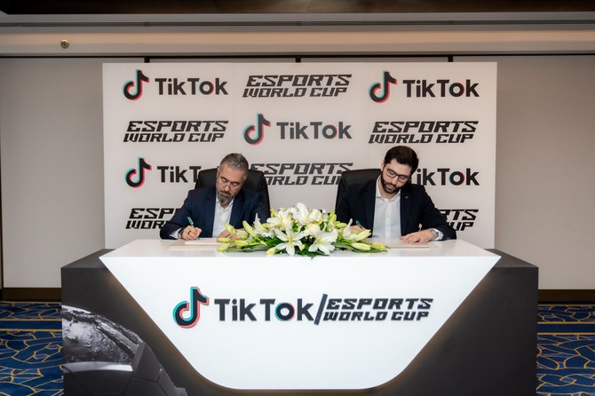 パートナーシップの一環として、TikTokはアプリ内にEスポーツワールドカップハブを開設し、公式放送局、チーム、選手によるコンテンツを提供する。(TikTok/ファイル）