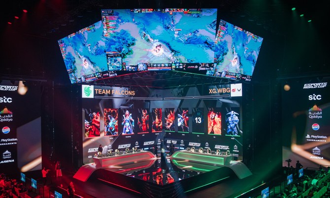 Eスポーツ・ワールドカップ第3週、Dota2 Riyadh Mastersが開催中。(提供)