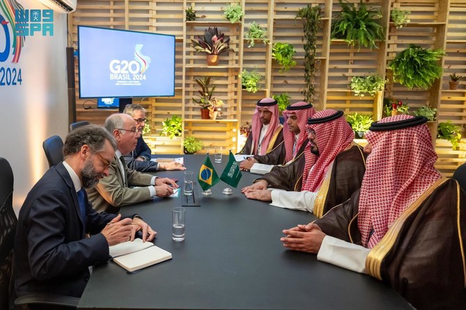 アル・イブラヒム外相は、ブラジルのマウロ・ヴィエイラ外相と、G20議長国であるブラジルの議題について協議した。(SPA)