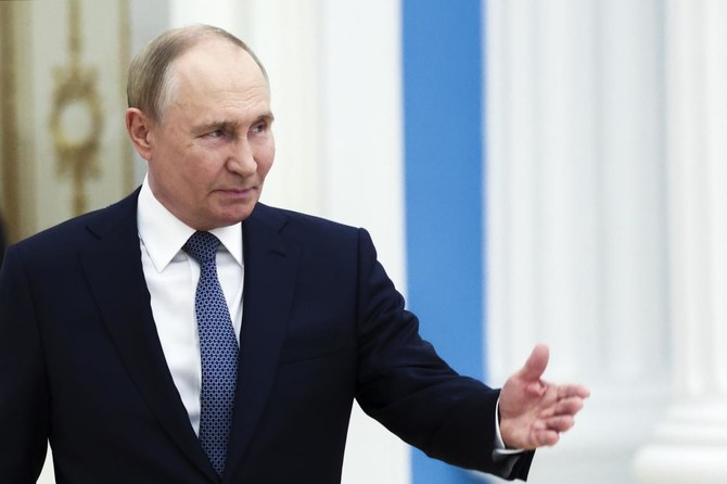 ロシアのプーチン大統領はクレムリンでシリアのアサド大統領と会談した。(ファイル/AP）
