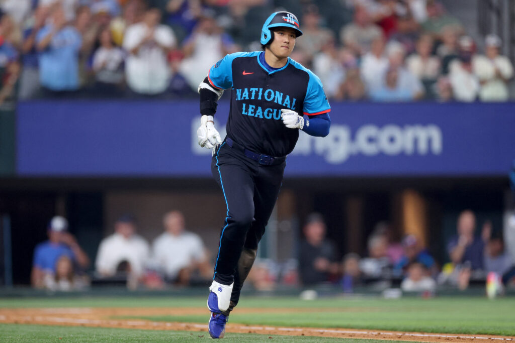 大谷は、過去3回のオールスターゲームでは、1打数4安打、2四球、1三振だった。(AFP)