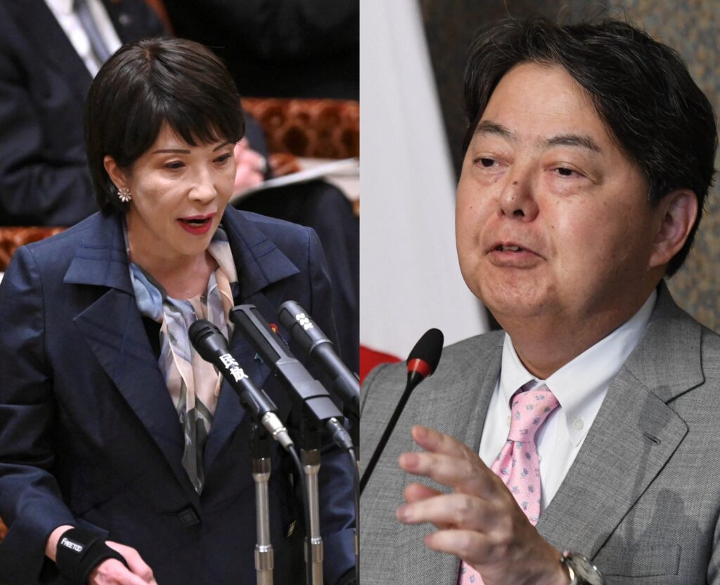 総裁選は10人超の名前が取り沙汰される混戦模様だ。(AFP)