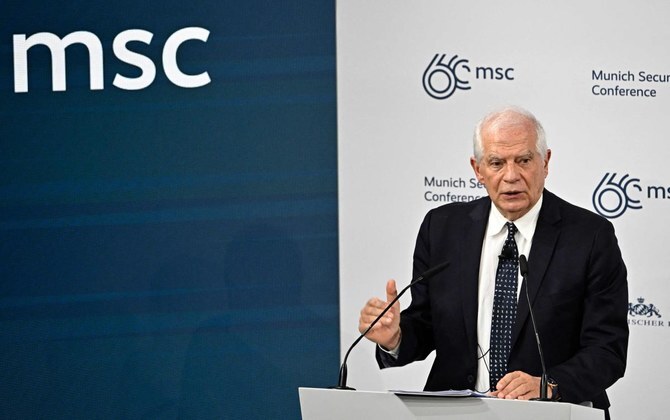 欧州連合(EU)のジョゼップ・ボレル外交政策委員長は、イタマール・ベン・グヴィール安全保障相とベザレル・スモトリッチ財務相の発言を「不吉だ」と公に批判した。(ファイル/AFP)