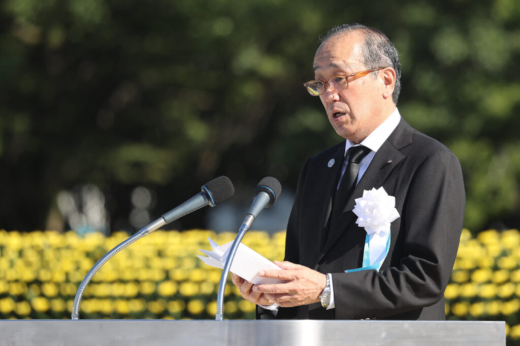 宣言では、被爆者の体験記のほか、東西冷戦を終結に導いた故ゴルバチョフ元ソ連大統領の言葉も引用するという。 (AFP)