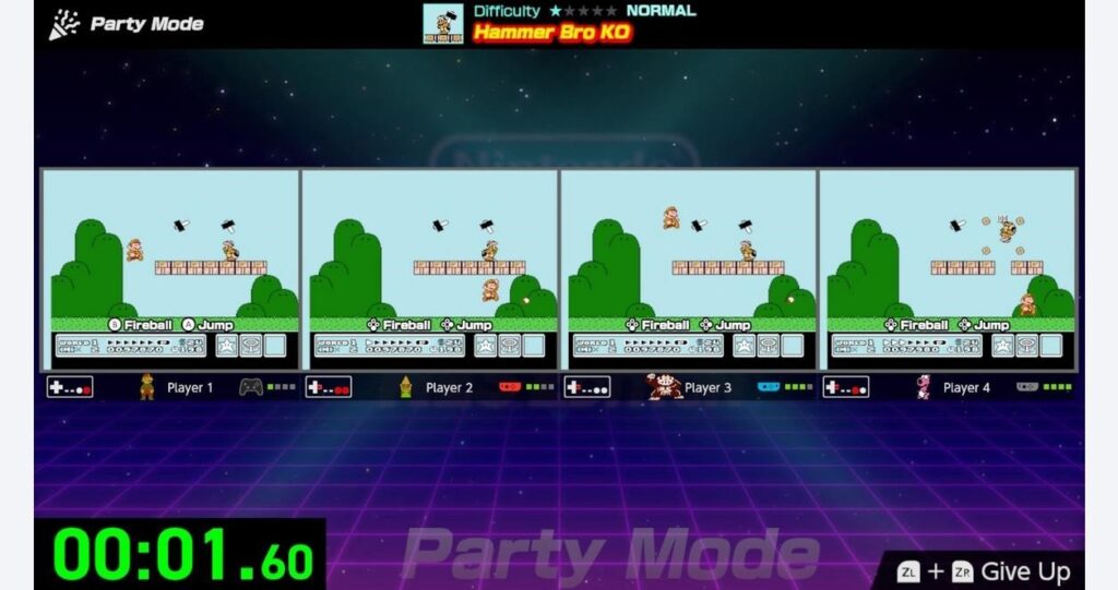 このゲームでは、13のビンテージNintendo Entertainment Systemゲームから様々なスピードランニングチャレンジが用意されている。