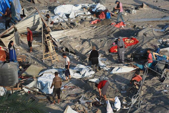 イスラエル軍は火曜日、一連の攻撃で非武装の市民を標的にし、40人の死者を出した。(AFP)