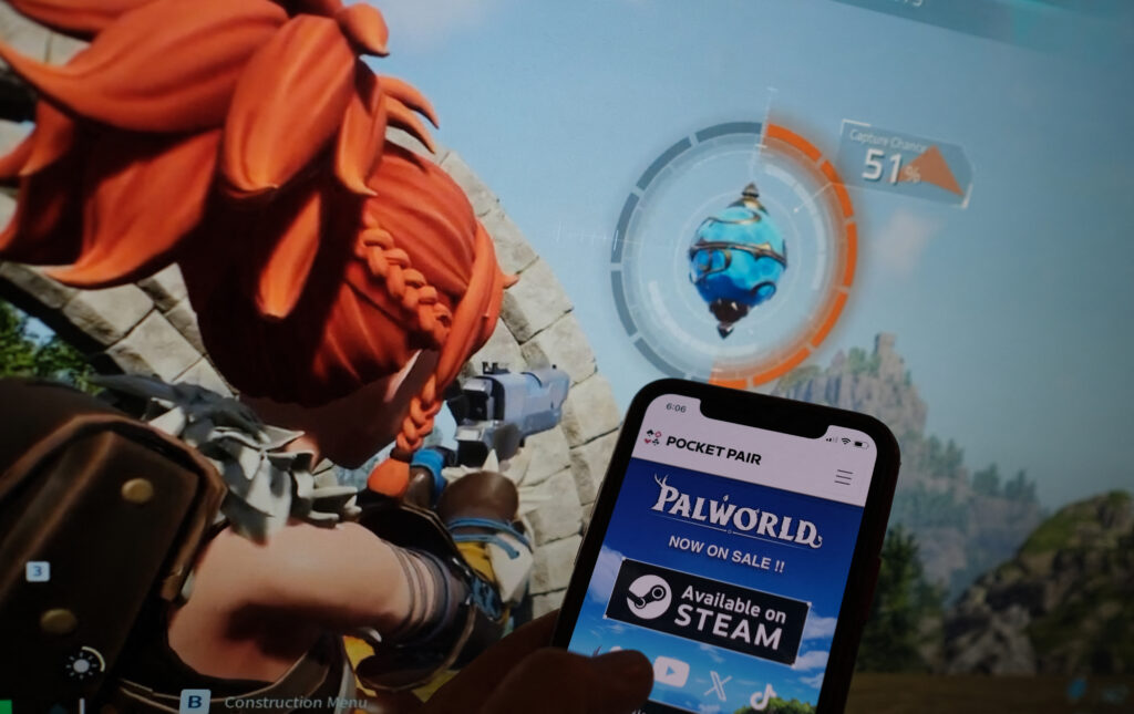 任天堂とポケモンは、1月にプロトタイプがリリースされてからバイラルヒットとなったゲーム「Palworld」を開発した日本のスタジオ、ポケットペアを提訴している。(AFP)
