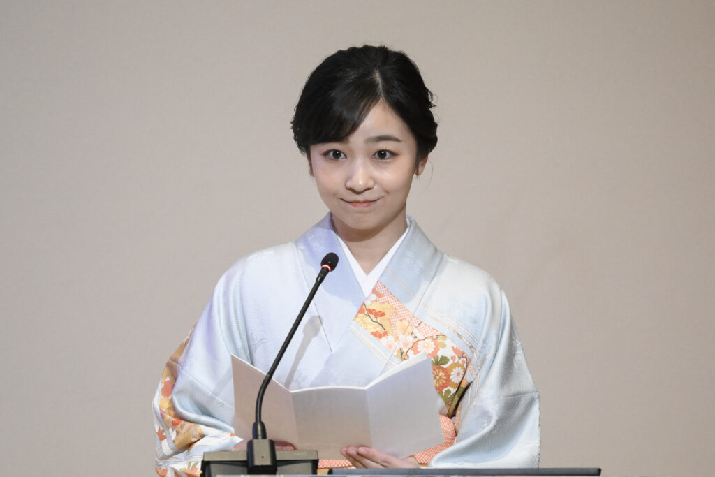同大会は２０１４年から毎年鳥取県で開催され、佳子さまは第１回から出席。(AFP)