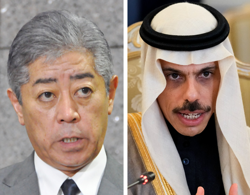 ファイサル王子は、戦略的パートナーシップの下で、日本とサウジアラビアの関係がさらに発展していくことを期待していると述べた。(AFP)