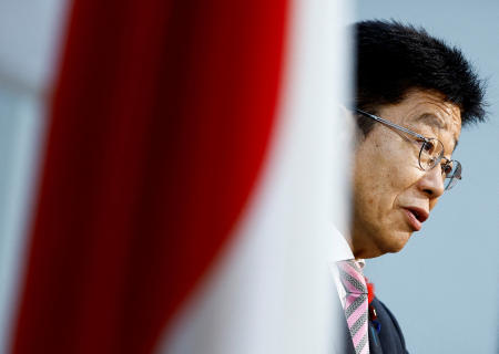 会議には加藤勝信財務相と植田和男日銀総裁が参加。加藤氏は終了後、報道陣に対し「Ｇ７が一致してウクライナを断固支援するという姿勢を示す意味では大変有意義だ」と語った。(Reuters/file)