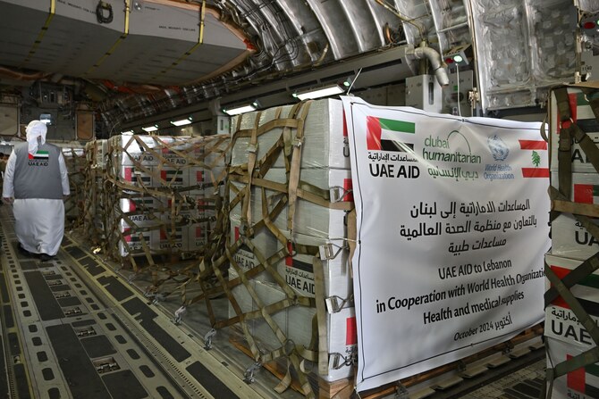 UAEは「UAEはレバノンとともに」という名称で、レバノンを支援するための全国的な救援キャンペーンを開始した。(WAM)