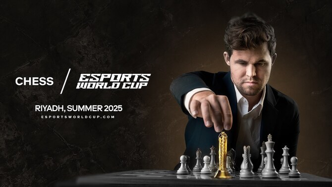 チェスは来年夏にリヤドで開催されるEスポーツ・ワールドカップの一部となる。(提供)