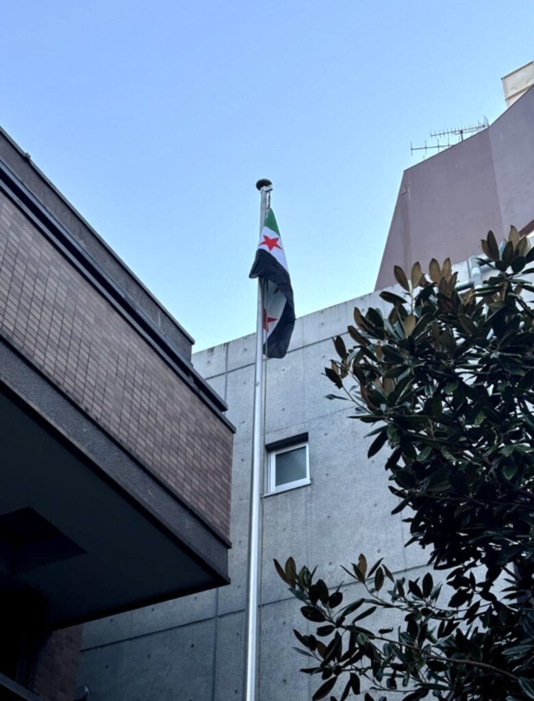 大使館の建物は首都東京の中心部である港区にある。 (ANJ)