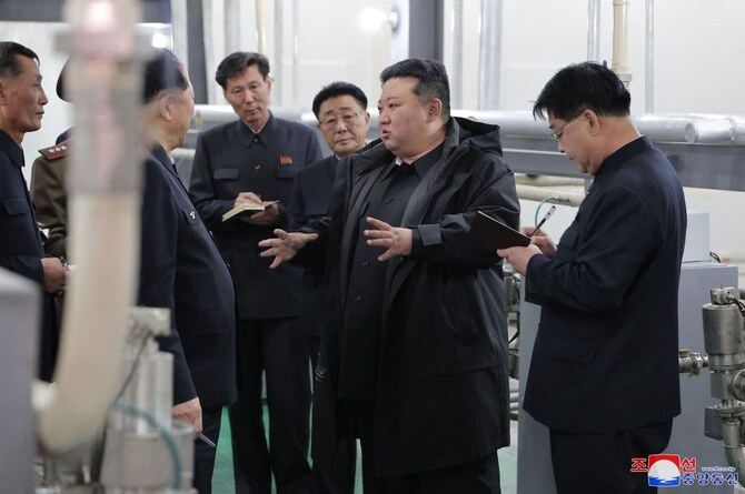 今月初めにドナルド・トランプ米大統領が就任したことを受け、北朝鮮が米国への圧力を強めるなかでの訪問となった。(AFP)