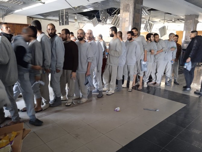 イスラエル刑務局は金曜日、ガザ停戦合意の一環としてパレスチナ人受刑者が釈放される際に「公の場で喜びを表すこと」を防ぐための措置を取っていると発表した。（ファイル/提供）