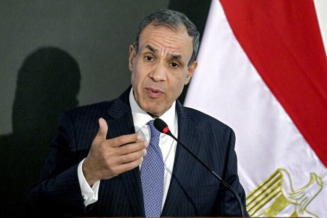エジプト外相バドル・アブデルアーティ氏。（AFP）