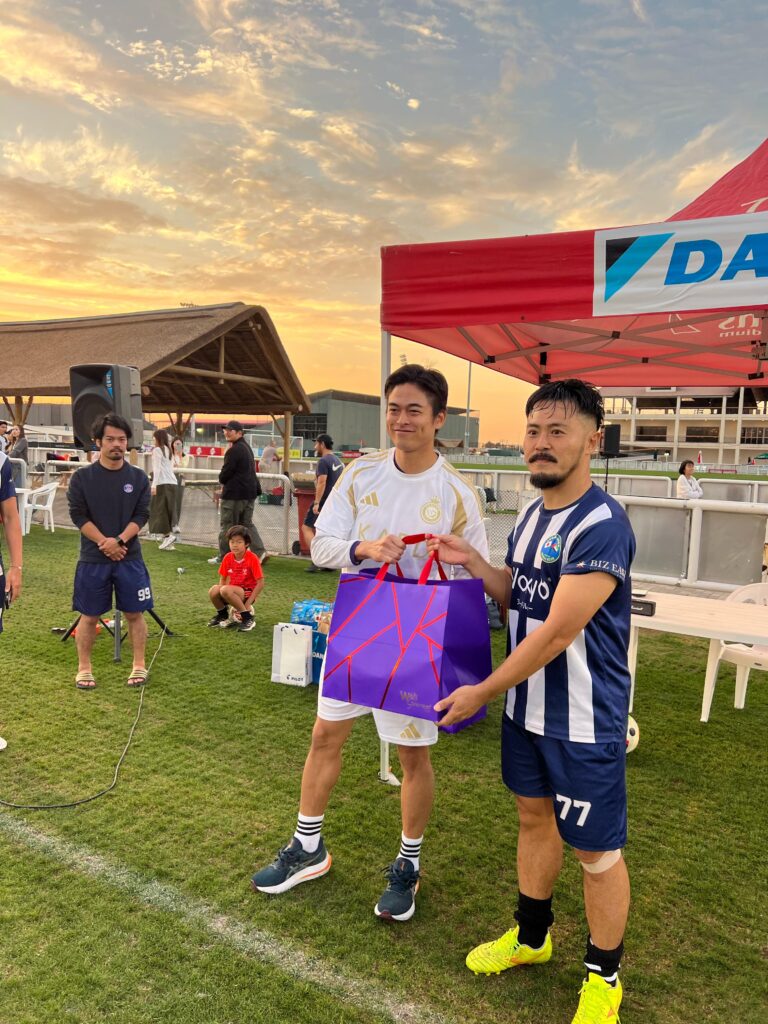 大会には、サウジアラビア、UAE、バーレーン、インド、ドイツ、タイなど、世界各国から9つの日本のサッカークラブが参加した。（提供）