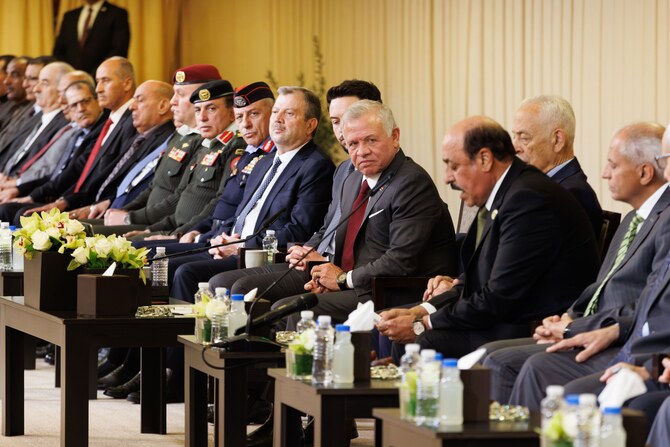 退役軍人の日を記念して軍の退役者と面会した際、アブドゥラー2世国王は月曜日、ロイヤル・ハシェミット裁判所で演説し、パレスチナ問題に関するヨルダンの立場を繰り返し、あらゆる形態の強制退去、再定住、あるいは代替の故郷の設立を拒否する姿勢を示した。(X/@RHCJO)