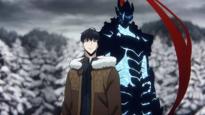 『俺だけレベルアップな件』は、2025年クランチロール・アニメ・アワードで、年間最優秀アニメ作品賞、最優秀アクション作品賞、最優秀新シリーズ作品賞、そして音楽とパフォーマンス賞を受賞し、最優秀作品に輝いた。(提供)