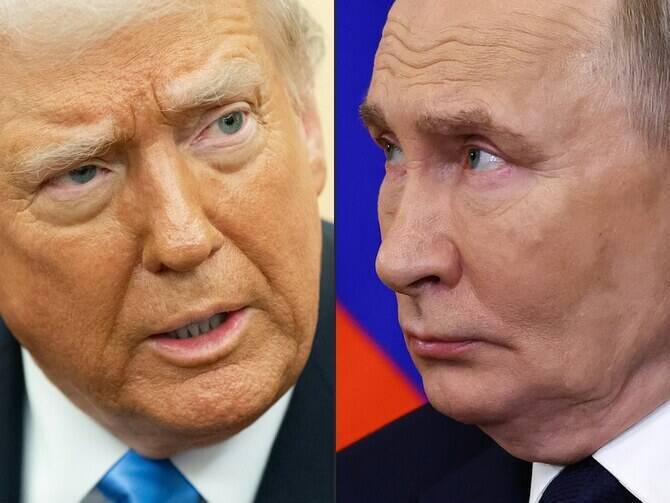 ドナルド・トランプ大統領は月曜日、ウクライナ戦争についてロシアのプーチン大統領と電話で話すと語った。(AFP/ファイル)。