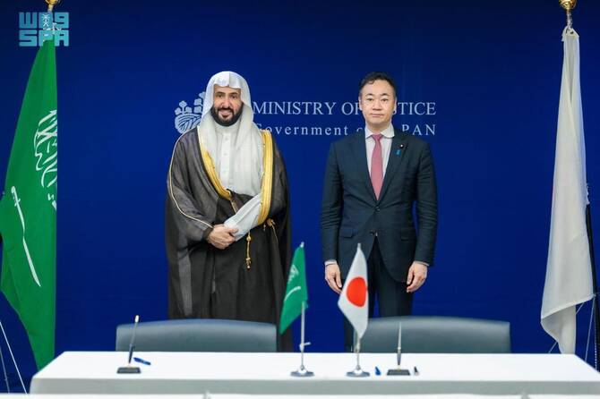 ワリド・アル・サマーニが鈴木啓介と会談した。(SPA)