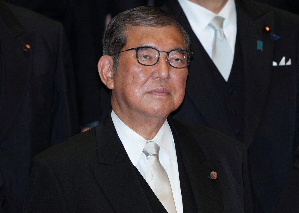 石破氏は、日本最大の米国経済投資国である日本の経済力を損なうおそれがあるとして、予定されている関税措置は受け入れられないと繰り返し述べている。(REUTERS)