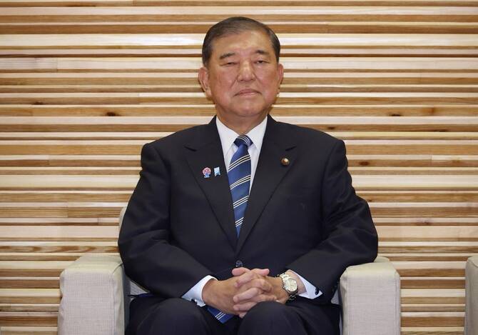 石破茂首相。(AFP)