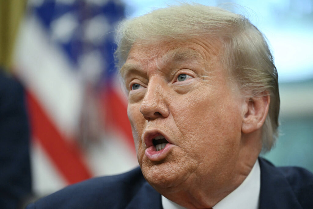 「合意に至るかどうかは定かではない」とトランプ氏は述べた。(AFP)