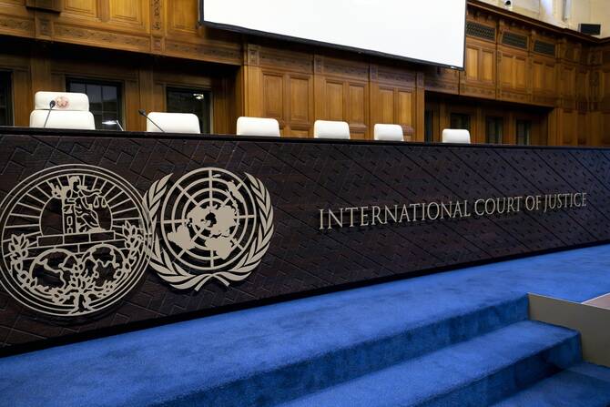 1年前、国際司法裁判所(ICJ)は、イスラエルのガザ地区と西岸地区の占領は違法であり、終了しなければならないと判断した(AFP)