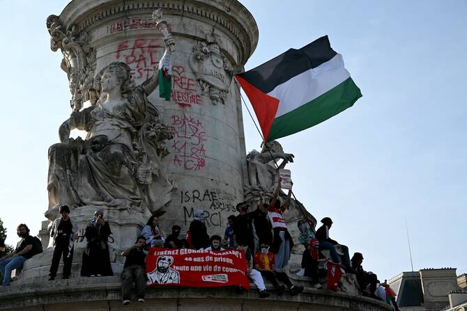 サウジアラビアと湾岸アラブ諸国は金曜日、フランスがパレスチナ国家を承認すると発表したエマニュエル・マクロン大統領の発表を歓迎し、他の国々にも追随するよう求めた（ファイル/AFP）。