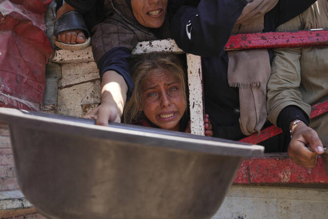 イスラエル外務省は、ガザのある地域で飢饉が発生したとする世界的な飢餓監視団体の金曜の報告に対し、ガザに飢饉は発生していないと述べた。(AP)